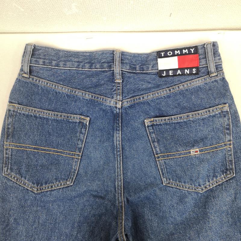 トミー ジーンズ TOMMY JEANS パンツ デニム、ジーンズ ワイド ストレート BAGGY 5 POCKET デニム パンツ 28インチ インディゴ / インディゴ / Indigo メンズ USED 古着 中古 50169544