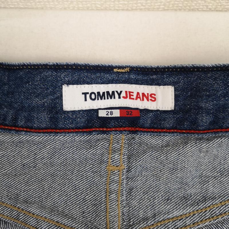 トミー ジーンズ TOMMY JEANS パンツ デニム、ジーンズ ワイド ストレート BAGGY 5 POCKET デニム パンツ 28インチ インディゴ / インディゴ / Indigo メンズ USED 古着 中古 50169544