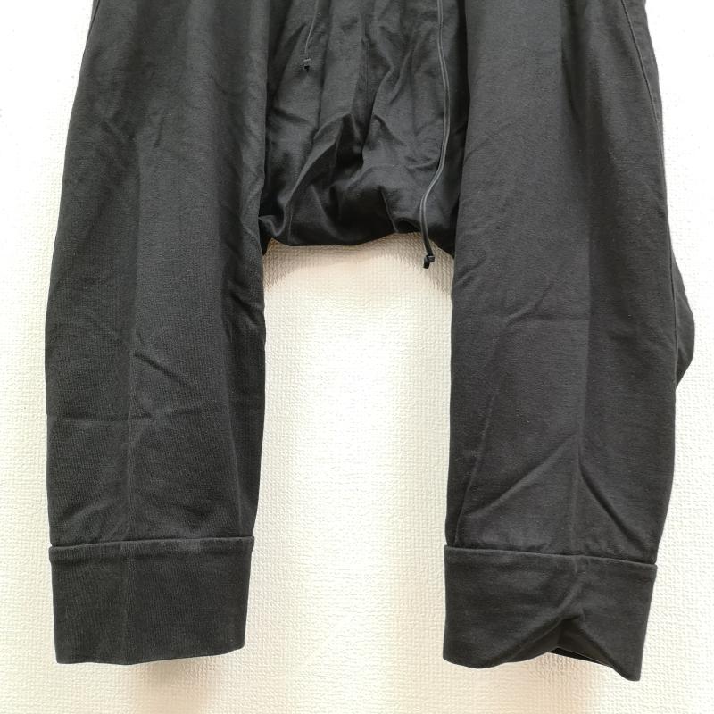 アタッチメント ATTACHMENT パンツ サルエルパンツ 日本製 ボタンフライ 裾リブ仕様 バルーン サルエル パンツ 3 黒 / ブラック / black メンズ USED 古着 中古 50169545