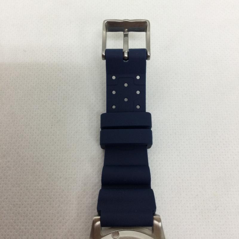 シチズン CITIZEN 腕時計 アナログ（クォーツ式） CITIZEN ソーラー腕時計 アナログ ラバー e168-0029j02 - 紺 / ネイビー / navy メンズ USED 古着 中古 50169546