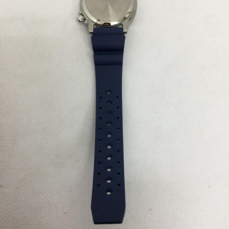 シチズン CITIZEN 腕時計 アナログ（クォーツ式） CITIZEN ソーラー腕時計 アナログ ラバー e168-0029j02 - 紺 / ネイビー / navy メンズ USED 古着 中古 50169546