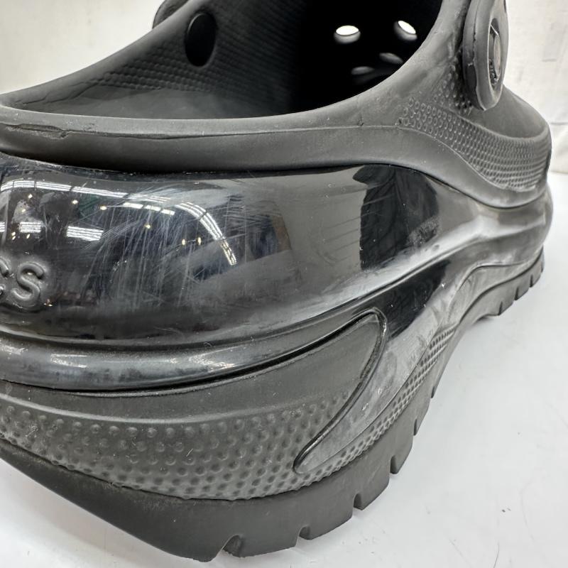 クロックス crocs サンダル サンダル メガクラッシュ クロッグ 厚底 サンダル US：9 黒 / ブラック / black メンズ USED 古着 中古 50169549
