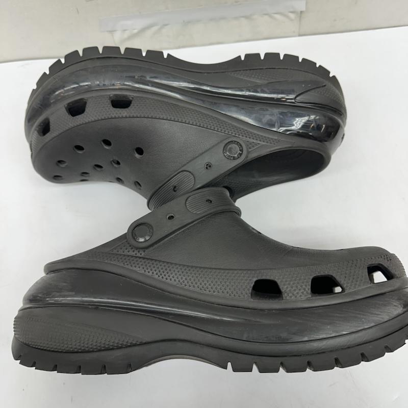 クロックス crocs サンダル サンダル メガクラッシュ クロッグ 厚底 サンダル US：9 黒 / ブラック / black メンズ USED 古着 中古 50169549