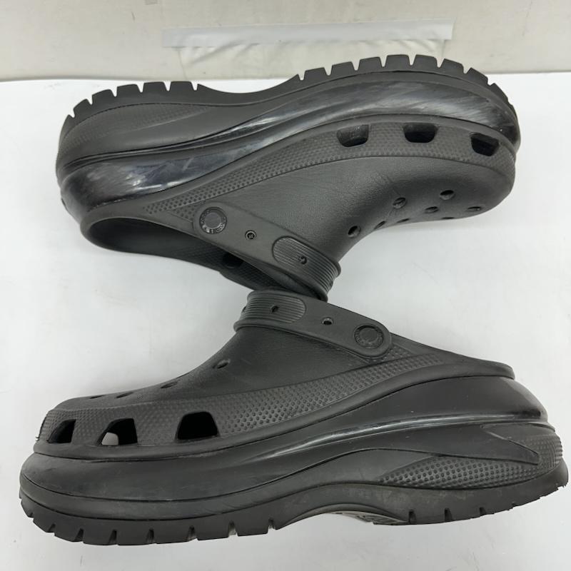 クロックス crocs サンダル サンダル メガクラッシュ クロッグ 厚底 サンダル US：9 黒 / ブラック / black メンズ USED 古着 中古 50169549