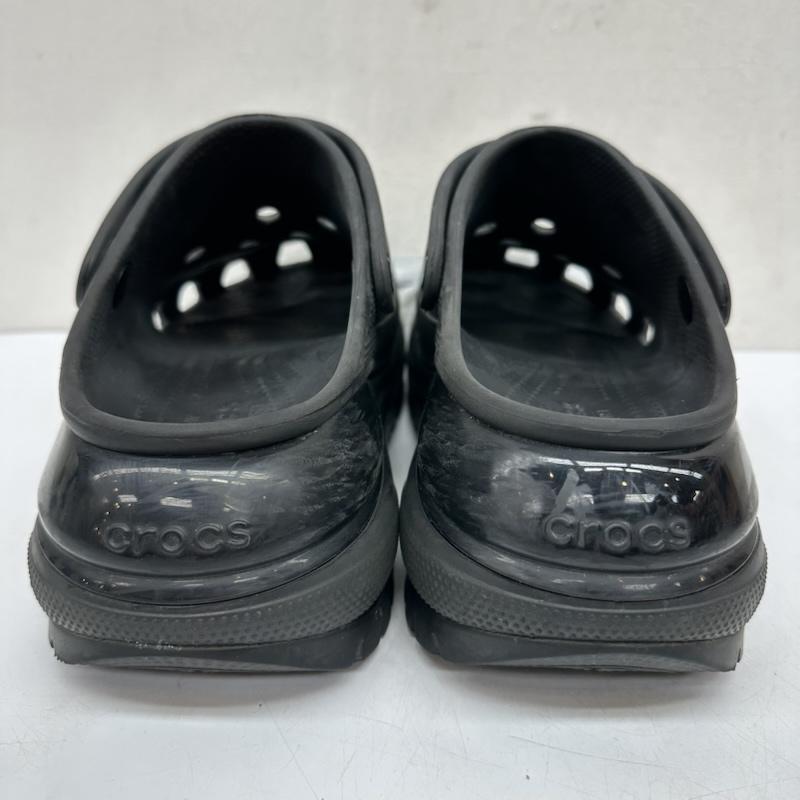 クロックス crocs サンダル サンダル メガクラッシュ クロッグ 厚底 サンダル US：9 黒 / ブラック / black メンズ USED 古着 中古 50169549