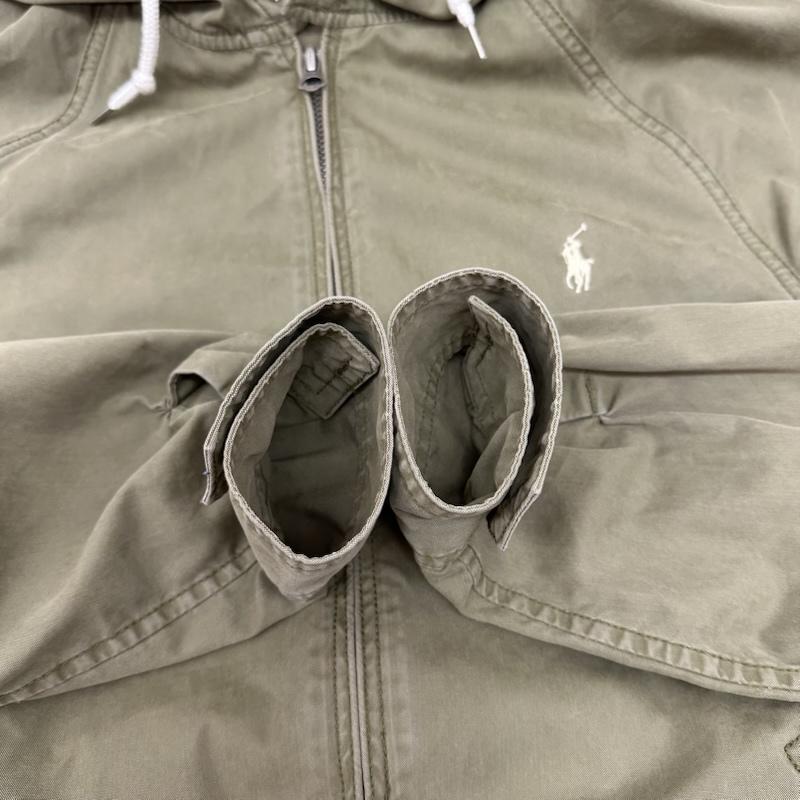 ポロラルフローレン POLO RALPH LAUREN ジャケット、上着 ジャンパー、ブルゾン 90s フーデッド スイング トップ ジップ ジャケット マウンテン パーカー M カーキオリーブ / カーキオリーブ / メンズ USED 古着 中古 50169550