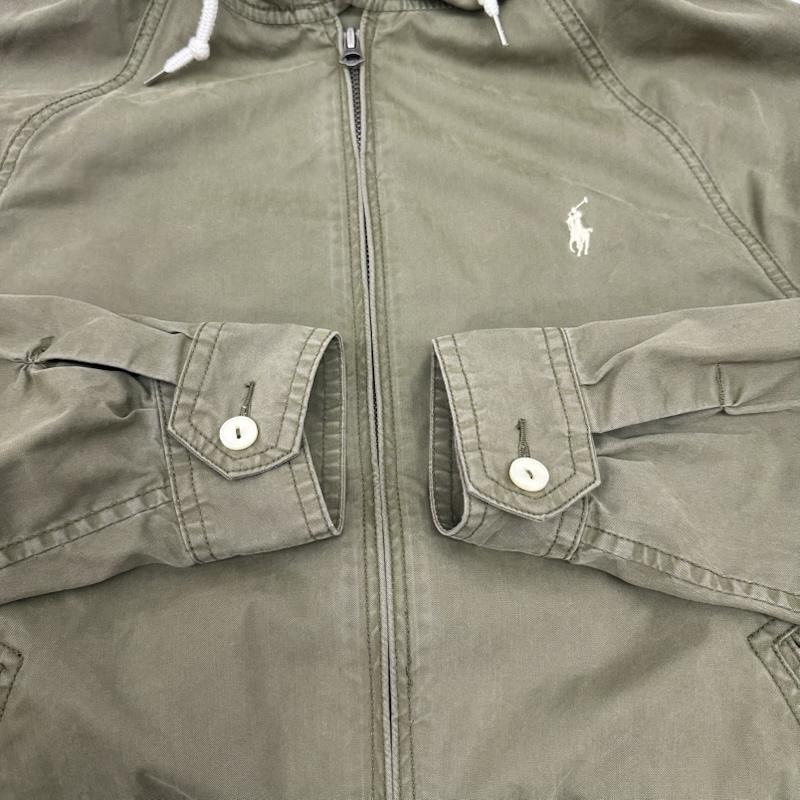 ポロラルフローレン POLO RALPH LAUREN ジャケット、上着 ジャンパー、ブルゾン 90s フーデッド スイング トップ ジップ ジャケット マウンテン パーカー M カーキオリーブ / カーキオリーブ / メンズ USED 古着 中古 50169550