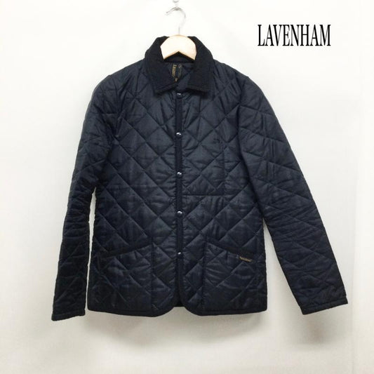 ラベンハム LAVENHAM ジャケット、上着 ジャンパー、ブルゾン lavenham キルティングジャケット S 無地 紺 / ネイビー / navy レディース USED 古着 中古 50169552