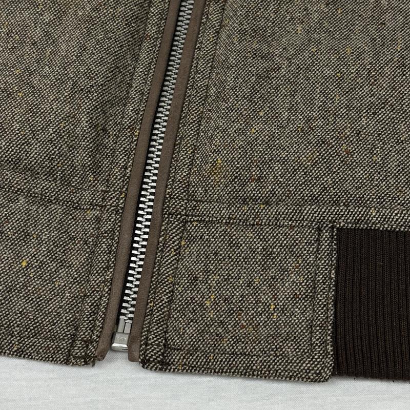 バーバリーブラックレーベル BURBERRY BLACK LABEL ジャケット、上着 ジャンパー、ブルゾン レザー 切替し ウール スポーツジャケット 中綿入り M メンズ USED 古着 中古 50169554