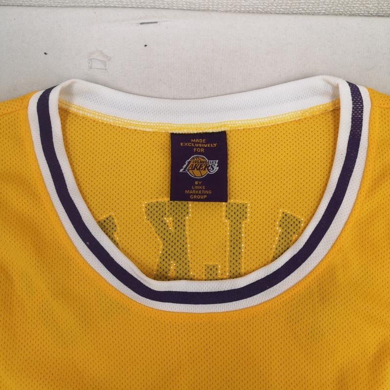 古着 USED タンクトップ タンクトップ Los Angeles Lakers レイカーズ NBA #52 ジャマール・ウィルクス Jamaal Wilkes ゲーム シャツ XL 黄 / イエロー / yellow X 紫 / パープル / purple メンズ USED 古着 中古 50169558