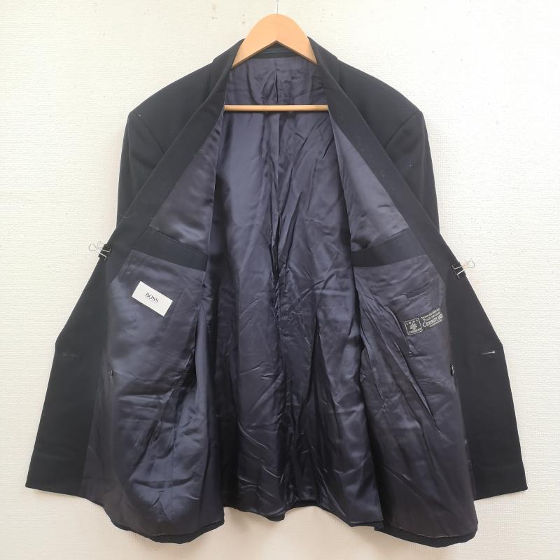 ヒューゴボス HUGO BOSS ジャケット、上着 ジャケット、ブレザー ダブルプレスト ピークドラペル メタルボタン テーラード ジャケット 紺 / ネイビー / navy メンズ USED 古着 中古 50169559