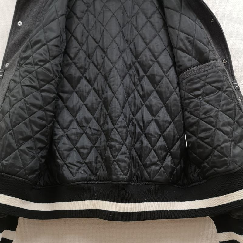 ステューシー STUSSY ジャケット、上着 ジャンパー、ブルゾン INTERNATIONAL TRIBE バーシティ ジャケット スタジャン スタジアム ジャンパー M 黒 / ブラック / black X 灰 / グレー / gray メンズ USED 古着 中古 50169561