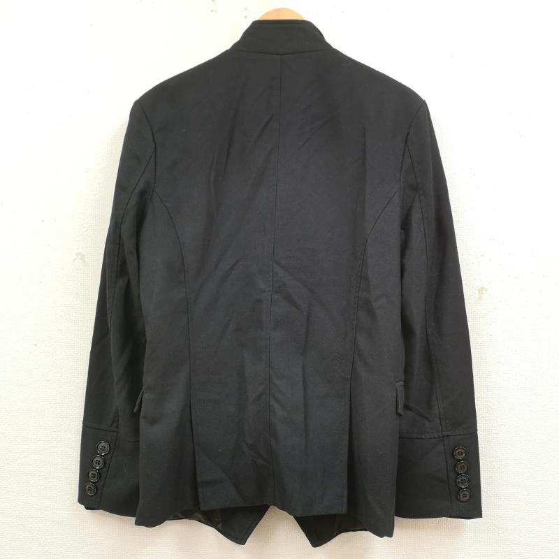 古着 USED ジャケット、上着 ジャンパー、ブルゾン DABLJU:By jiniy ダブルプレスト レイヤード ナポレオン風 ジップアップ ジャケット L 黒 / ブラック / black メンズ USED 古着 中古 50169562