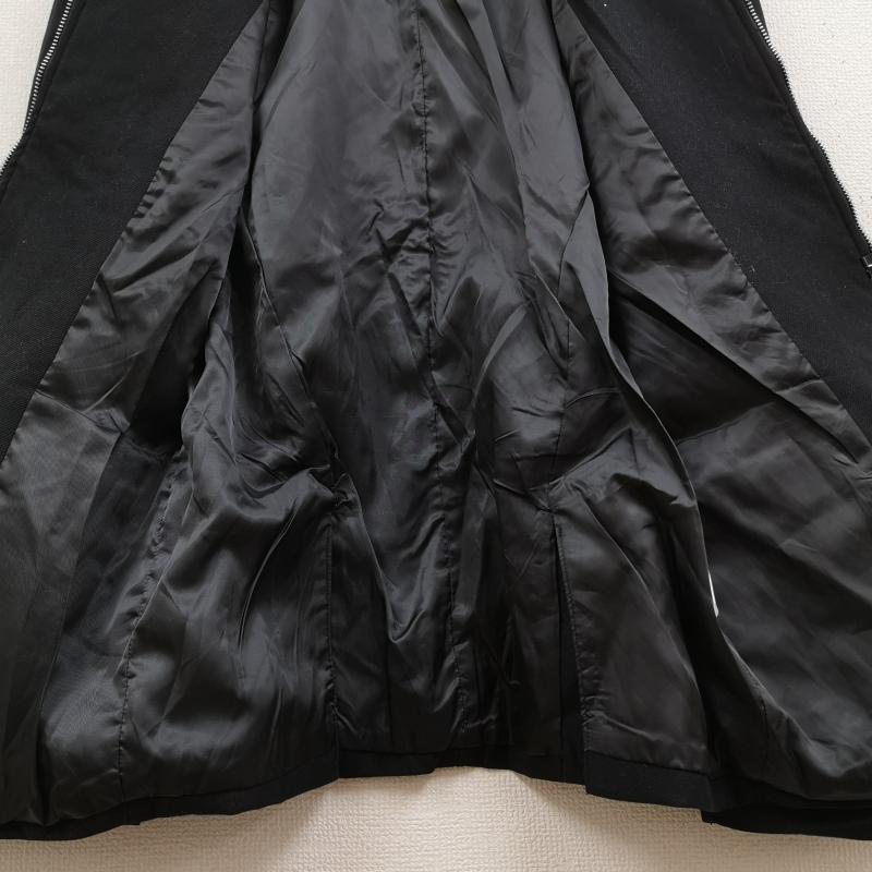 古着 USED ジャケット、上着 ジャンパー、ブルゾン DABLJU:By jiniy ダブルプレスト レイヤード ナポレオン風 ジップアップ ジャケット L 黒 / ブラック / black メンズ USED 古着 中古 50169562