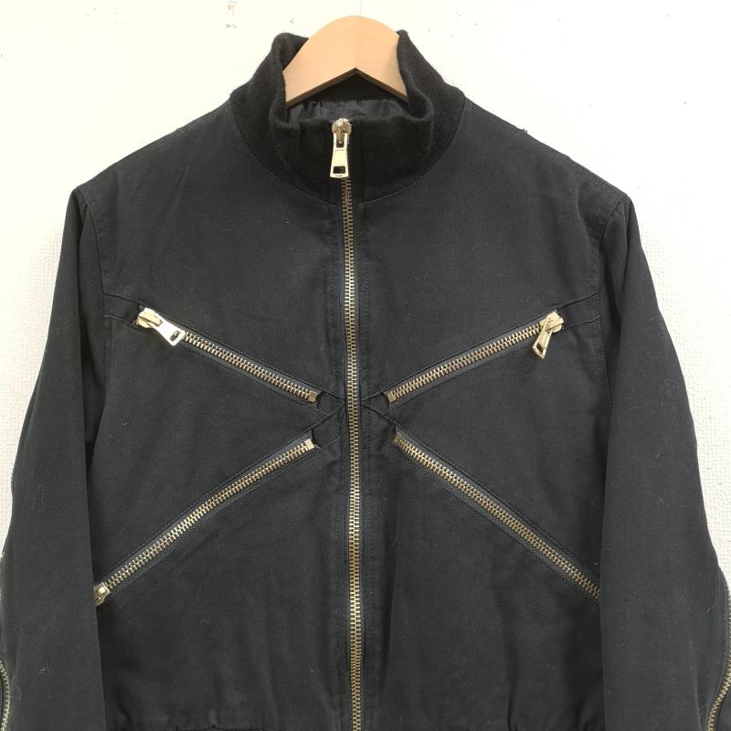 古着 USED ジャケット、上着 ジャンパー、ブルゾン NINETHYSIX クロスジップ ロングサイドジップ ボンバー ジャケット M 黒 / ブラック / black メンズ USED 古着 中古 50169563