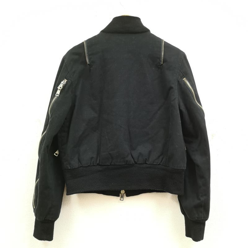 古着 USED ジャケット、上着 ジャンパー、ブルゾン NINETHYSIX クロスジップ ロングサイドジップ ボンバー ジャケット M 黒 / ブラック / black メンズ USED 古着 中古 50169563