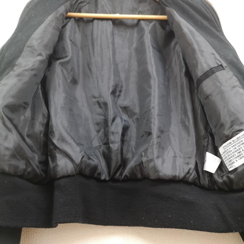 古着 USED ジャケット、上着 ジャンパー、ブルゾン NINETHYSIX クロスジップ ロングサイドジップ ボンバー ジャケット M 黒 / ブラック / black メンズ USED 古着 中古 50169563