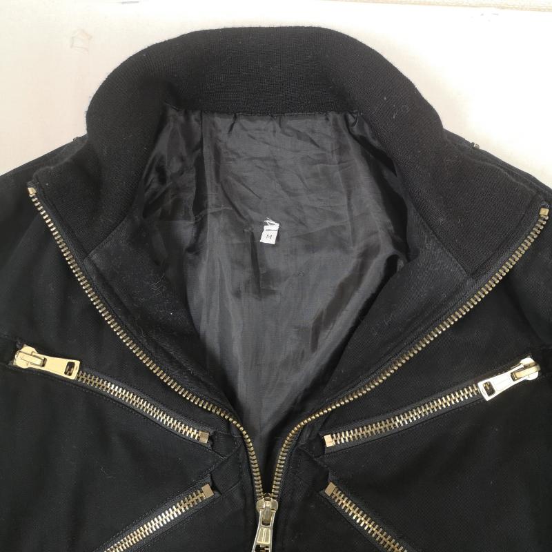 古着 USED ジャケット、上着 ジャンパー、ブルゾン NINETHYSIX クロスジップ ロングサイドジップ ボンバー ジャケット M 黒 / ブラック / black メンズ USED 古着 中古 50169563