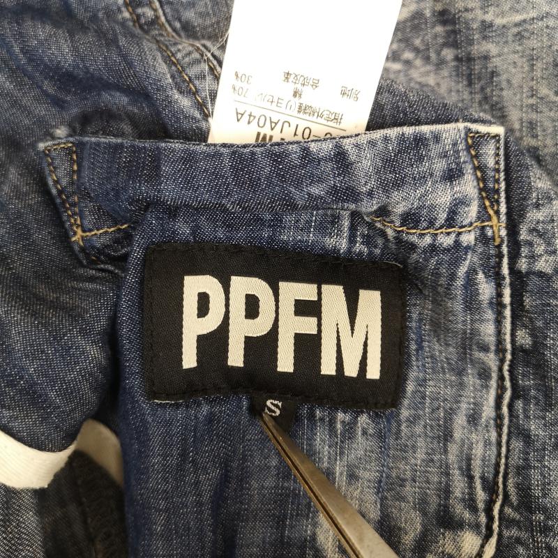 ピーピーエフエム PPFM ジャケット、上着 ジャケット、ブレザー シングルブレスト デニム テーラード ジャケット 35-01ja04a S インディゴ / インディゴ / Indigo メンズ USED 古着 中古 50169569