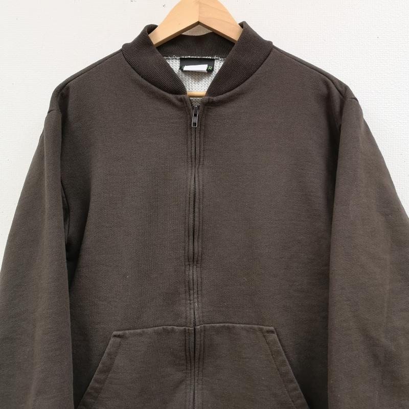 キャンバー CAMBER トレーナー 長袖 USA製 裏地サーマル ジップアップ スウェット S 茶 / ブラウン / brown メンズ USED 古着 中古 50169572