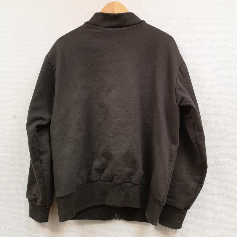 キャンバー CAMBER トレーナー 長袖 USA製 裏地サーマル ジップアップ スウェット S 茶 / ブラウン / brown メンズ USED 古着 中古 50169572