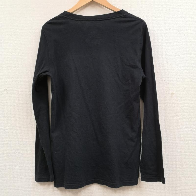 ロエン ROEN Tシャツ 長袖 日本製 レオパード柄 スカル ドクロ 骸骨 クロスボーン 海賊旗 長袖 Tシャツ L/S TEE 46 紺 / ネイビー / navy メンズ USED 古着 中古 50169573