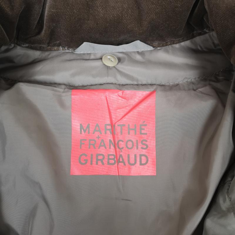 マリテフランソワジルボー MARITHEFRANCOISGIRBAUD コート ダウンコート ベルトデザイン パラシュート 変形 ロング ダウン コート M 灰 / グレー / gray レディース USED 古着 中古 50169575