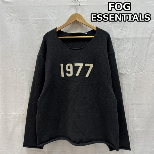 エフオージーエッセンシャルズ FOG ESSENTIALS ニット、セーター 長袖 1977 RAW EDGE CREW KNIT オーバーサイズ ニット セーター XL メンズ USED 古着 中古 50169580