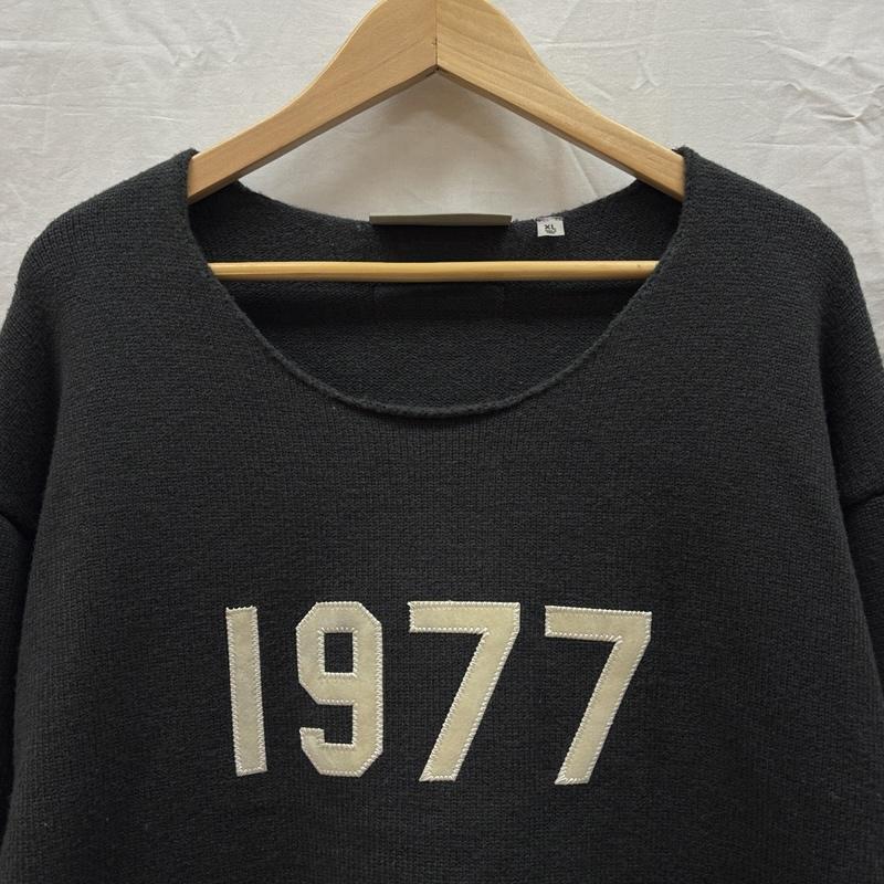 エフオージーエッセンシャルズ FOG ESSENTIALS ニット、セーター 長袖 1977 RAW EDGE CREW KNIT オーバーサイズ ニット セーター XL メンズ USED 古着 中古 50169580