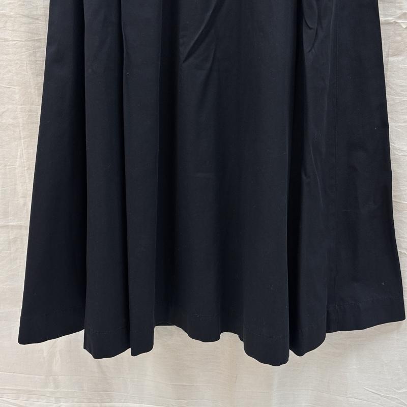 イッセイミヤケ ISSEY MIYAKE スカート ひざ丈スカート タック フレア スカート サイドジップ JG52380 S 紺 / ネイビー / navy レディース USED 古着 中古 50169583