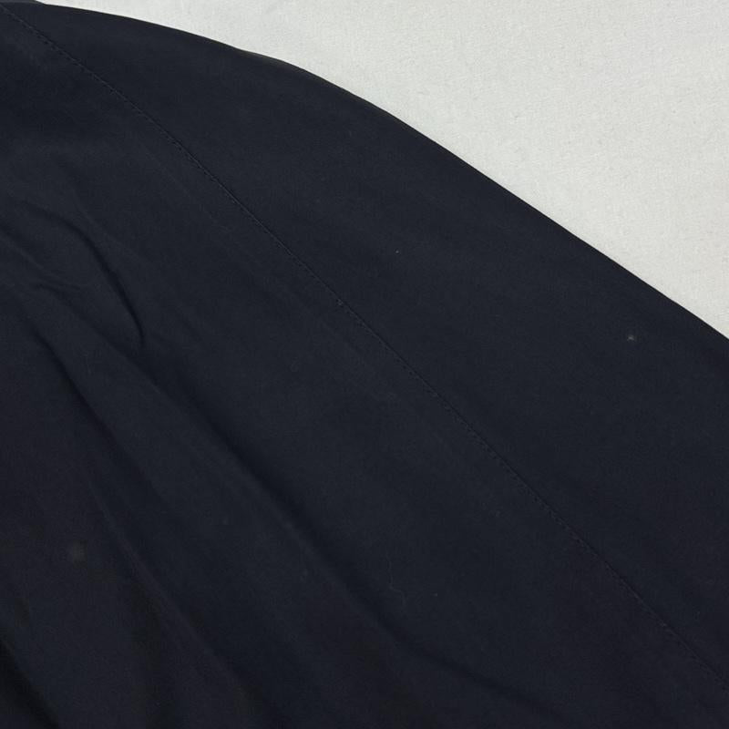 イッセイミヤケ ISSEY MIYAKE スカート ひざ丈スカート タック フレア スカート サイドジップ JG52380 S 紺 / ネイビー / navy レディース USED 古着 中古 50169583