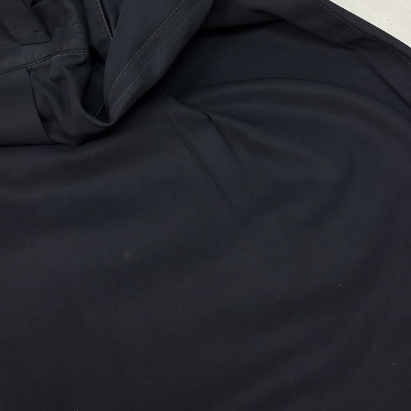 イッセイミヤケ ISSEY MIYAKE スカート ひざ丈スカート タック フレア スカート サイドジップ JG52380 S 紺 / ネイビー / navy レディース USED 古着 中古 50169583