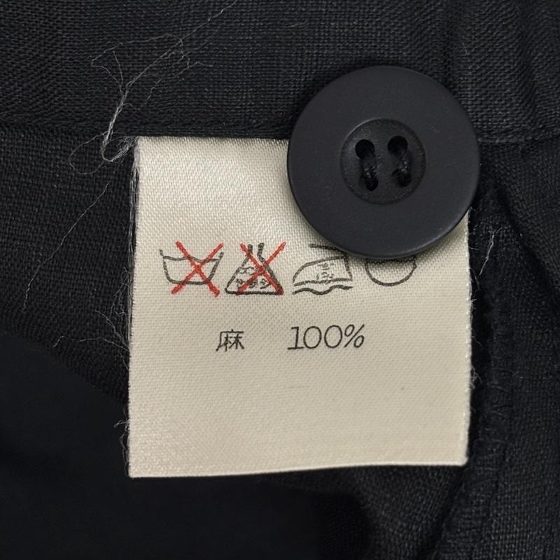 イッセイミヤケ ISSEY MIYAKE スカート ひざ丈スカート リネン 麻 タック フレア スカート IM21-FG641 S レディース USED 古着 中古 50169585