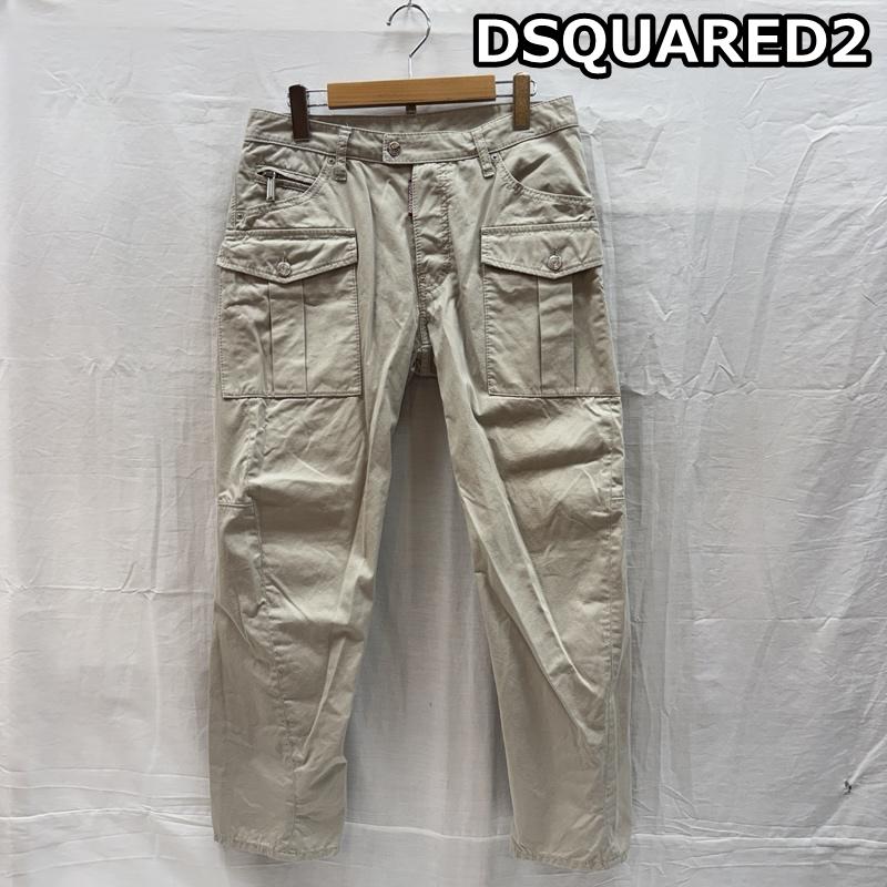 ディースクエアード DSQUARED2 ボトムス ボトムス ミリタリーデザイン カーゴ パンツ スリム ストレート S44016 44 メンズ USED 古着 中古 50169586