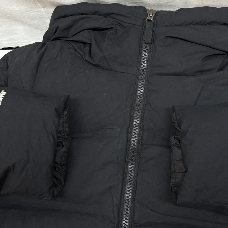 ザノースフェイス THE NORTH FACE ジャケット、上着 ダウンジャケット ND91550 BELAYER PARKA ビレイヤー パーカ ダウン ジャケット コーティングナイロン L 黒 / ブラック / black メンズ USED 古着 中古 50169589