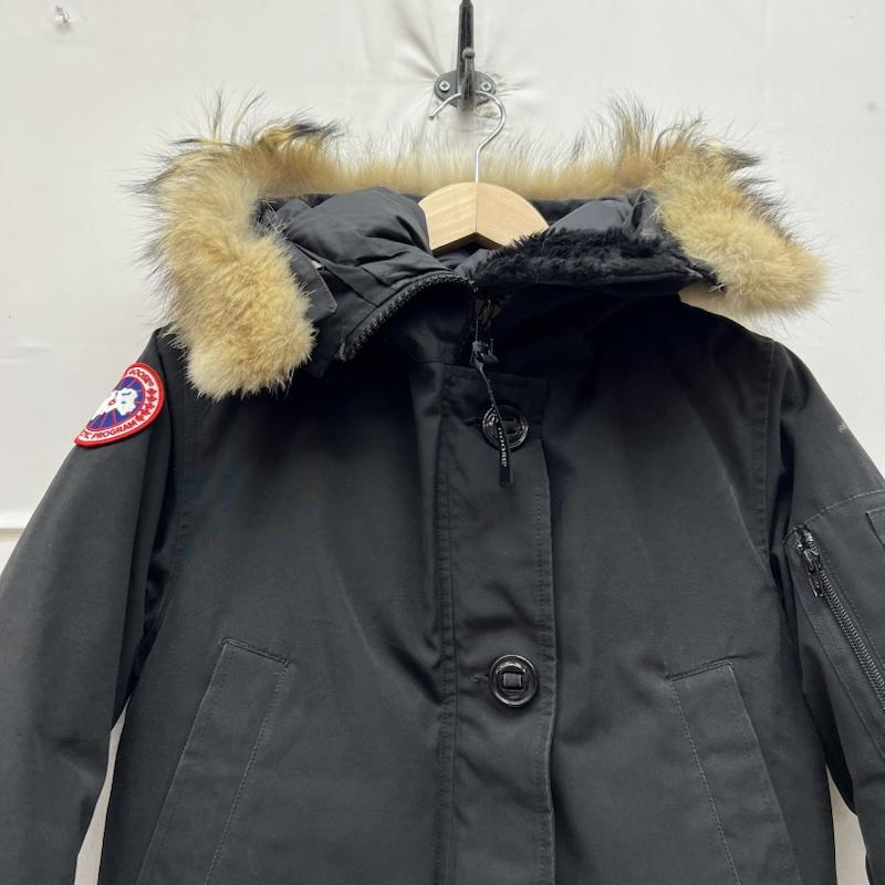 カナダグース CANADA GOOSE ジャケット、上着 ダウンジャケット LABRADOR BOMBER ラブラドール ボンバー フード ファー ダウン ジャケット 7967JL S 黒 / ブラック / black レディース USED 古着 中古 50169590