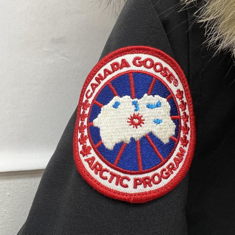 カナダグース CANADA GOOSE ジャケット、上着 ダウンジャケット LABRADOR BOMBER ラブラドール ボンバー フード ファー ダウン ジャケット 7967JL S 黒 / ブラック / black レディース USED 古着 中古 50169590
