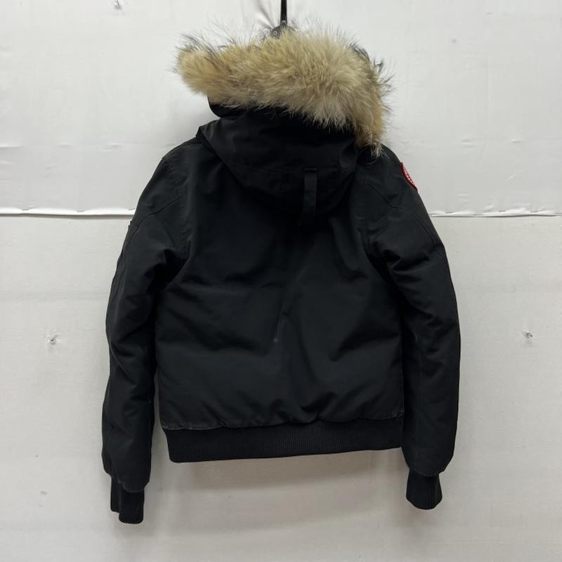 カナダグース CANADA GOOSE ジャケット、上着 ダウンジャケット LABRADOR BOMBER ラブラドール ボンバー フード ファー ダウン ジャケット 7967JL S 黒 / ブラック / black レディース USED 古着 中古 50169590