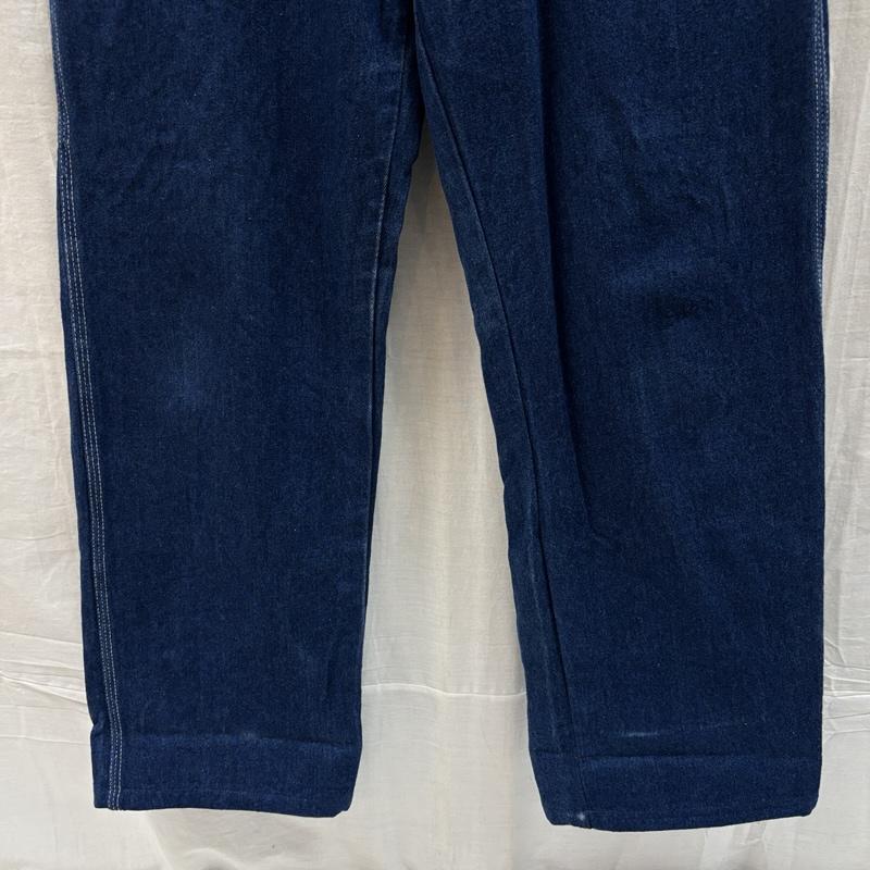 ディッキーズ Dickies パンツ ワークパンツ、ペインターパンツ 90年代 ビンテージ 赤タグ 圧着タグ デニム ペインター ワーク パンツ TALON 90s VINTAGE - メンズ USED 古着 中古 50169594