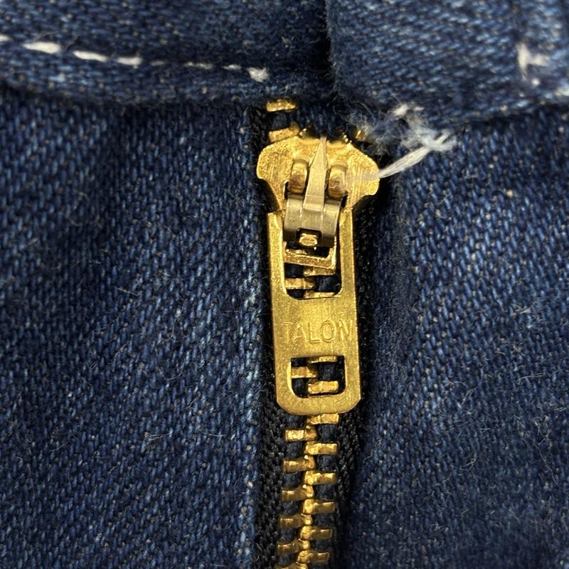 ディッキーズ Dickies パンツ ワークパンツ、ペインターパンツ 90年代 ビンテージ 赤タグ 圧着タグ デニム ペインター ワーク パンツ TALON 90s VINTAGE - メンズ USED 古着 中古 50169594