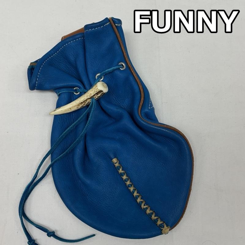 ファニー FUNNY ウエストバッグ ウエストバッグ 巾着型 レザー ウエスト バッグ - メンズ USED 古着 中古 50169596