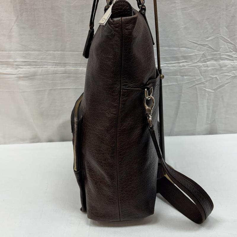 アニアリ aniary トートバッグ トートバッグ 2WAY レザー トート ショルダー バッグ 縦長 - 茶 / ブラウン / brown メンズ USED 古着 中古 50169597