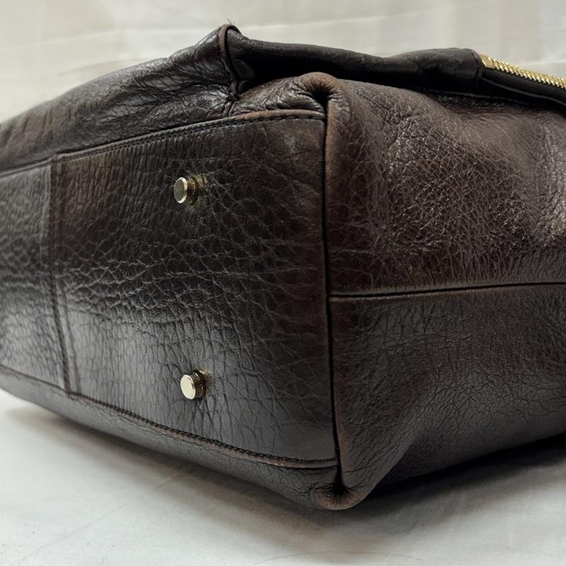 アニアリ aniary トートバッグ トートバッグ 2WAY レザー トート ショルダー バッグ 縦長 - 茶 / ブラウン / brown メンズ USED 古着 中古 50169597