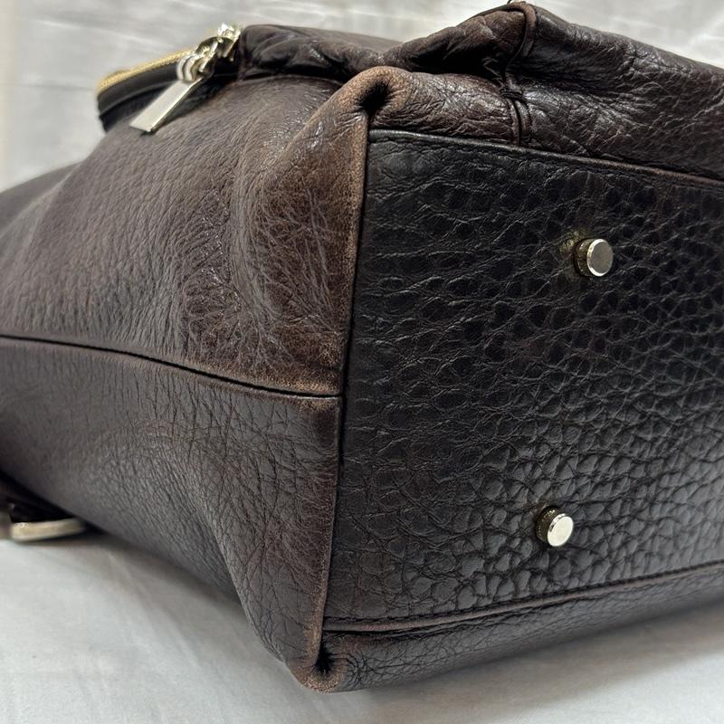 アニアリ aniary トートバッグ トートバッグ 2WAY レザー トート ショルダー バッグ 縦長 - 茶 / ブラウン / brown メンズ USED 古着 中古 50169597