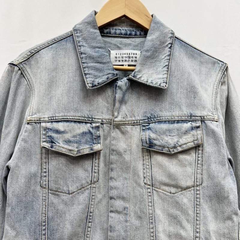 メゾン マルジェラ Maison Margiela ジャケット、上着 ジャンパー、ブルゾン カットオフ デニム ジャケット S50AM0219 46 インディゴ / インディゴ / Indigo メンズ USED 古着 中古 50169598
