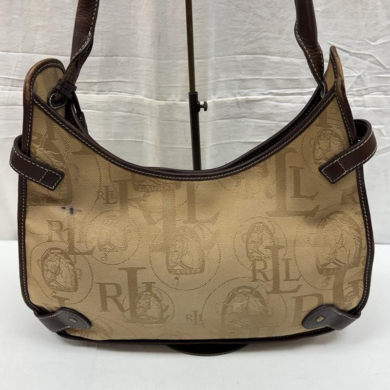 ローレンラルフローレン LAUREN RALPH LAUREN ハンドバッグ ハンドバッグ ロゴ 総柄 キャンバス ハンドバッグ チャーム付 ワンショルダー - レディース USED 古着 中古 50169600