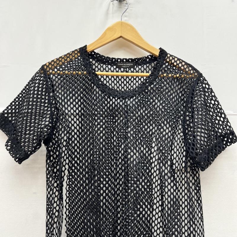コムデギャルソンオムプリュス COMME des GARCONS HommePlus Tシャツ 半袖 19SS メッシュ Tシャツ シースルー カットソー PC-T010 S 黒 / ブラック / black メンズ USED 古着 中古 50169605
