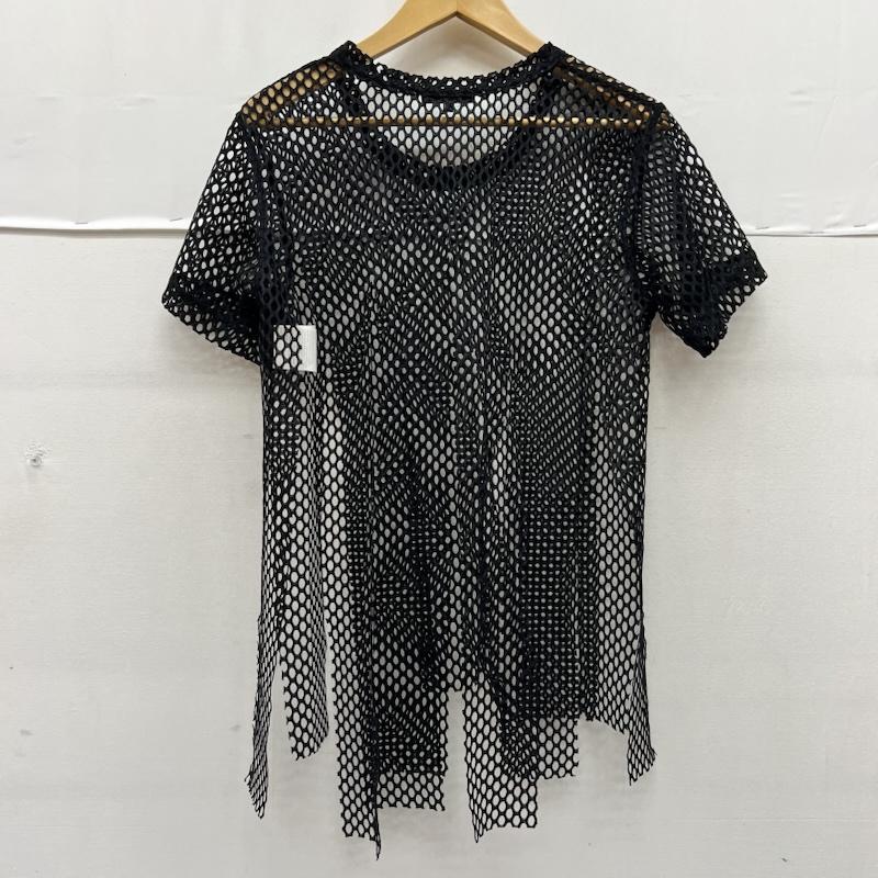 コムデギャルソンオムプリュス COMME des GARCONS HommePlus Tシャツ 半袖 19SS メッシュ Tシャツ シースルー カットソー PC-T010 S 黒 / ブラック / black メンズ USED 古着 中古 50169605