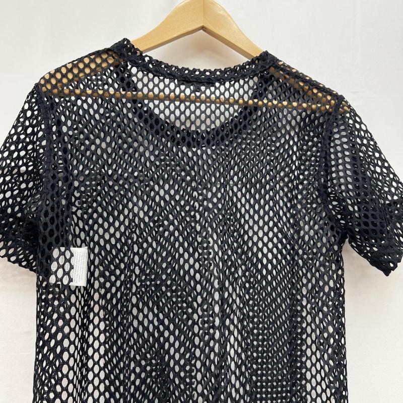 コムデギャルソンオムプリュス COMME des GARCONS HommePlus Tシャツ 半袖 19SS メッシュ Tシャツ シースルー カットソー PC-T010 S 黒 / ブラック / black メンズ USED 古着 中古 50169605