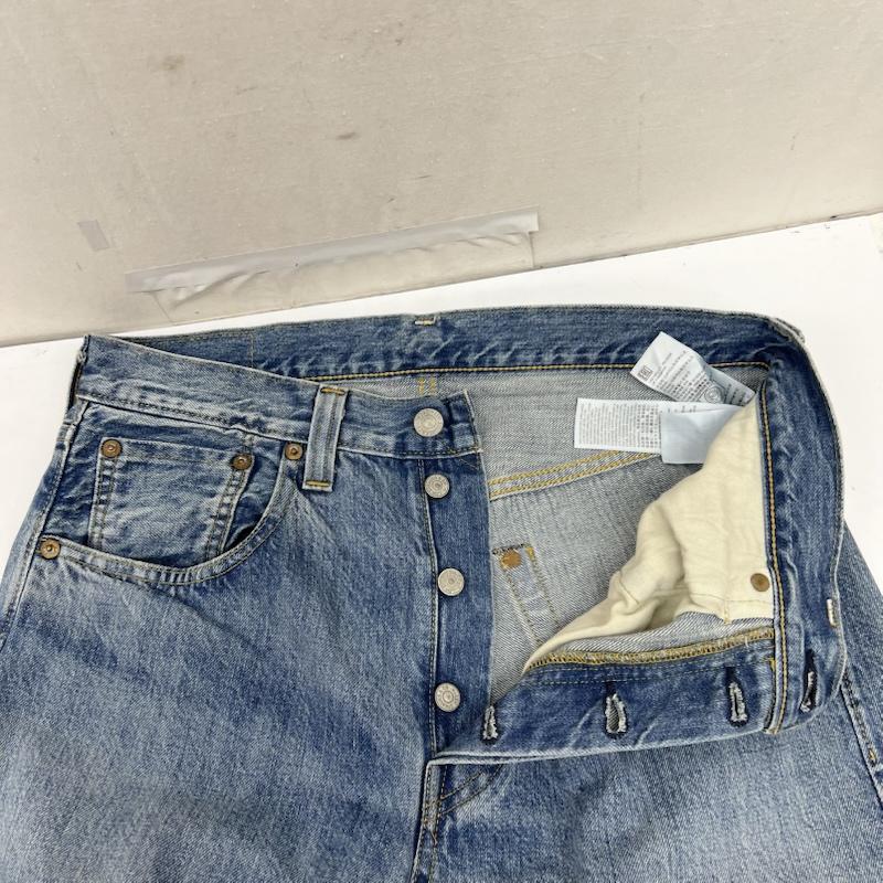 リーバイス Levi s パンツ デニム、ジーンズ LVC 501XX 1947 モデル ボタンフライ デニム パンツ 47501-0229 30インチ インディゴ / インディゴ / Indigo X 水色 / ライトブルー / メンズ USED 古着 中古 50169609